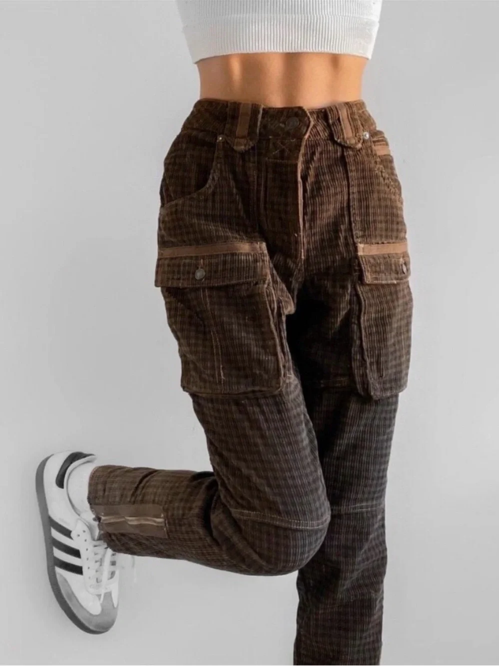 Free People | We The Free | Brown London is Calling Slouchy Cargo Pants | 24